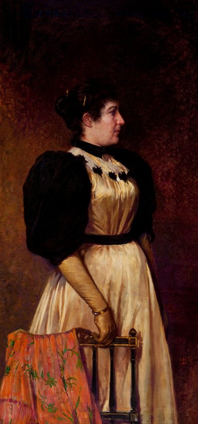 Retrato de una Dama de Henrique Bernardelli